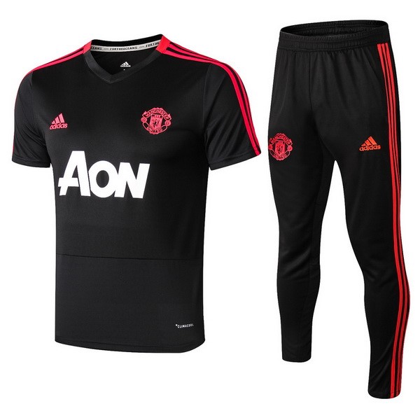 Entrainement Manchester United Ensemble Complet 2018-19 Noir Rouge